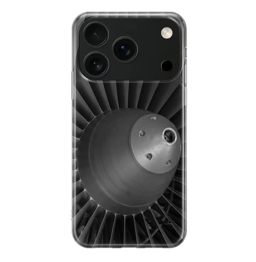 Super View of Jet Engine iPhone Case
