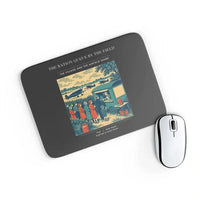 Thumbnail for VINTAGE G4522 - The Ration Queue By The Field - Designed Mouse Pads design on black rectangle