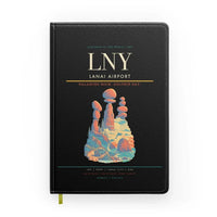 Thumbnail for Lanai Airport (LNY) design on black notebook