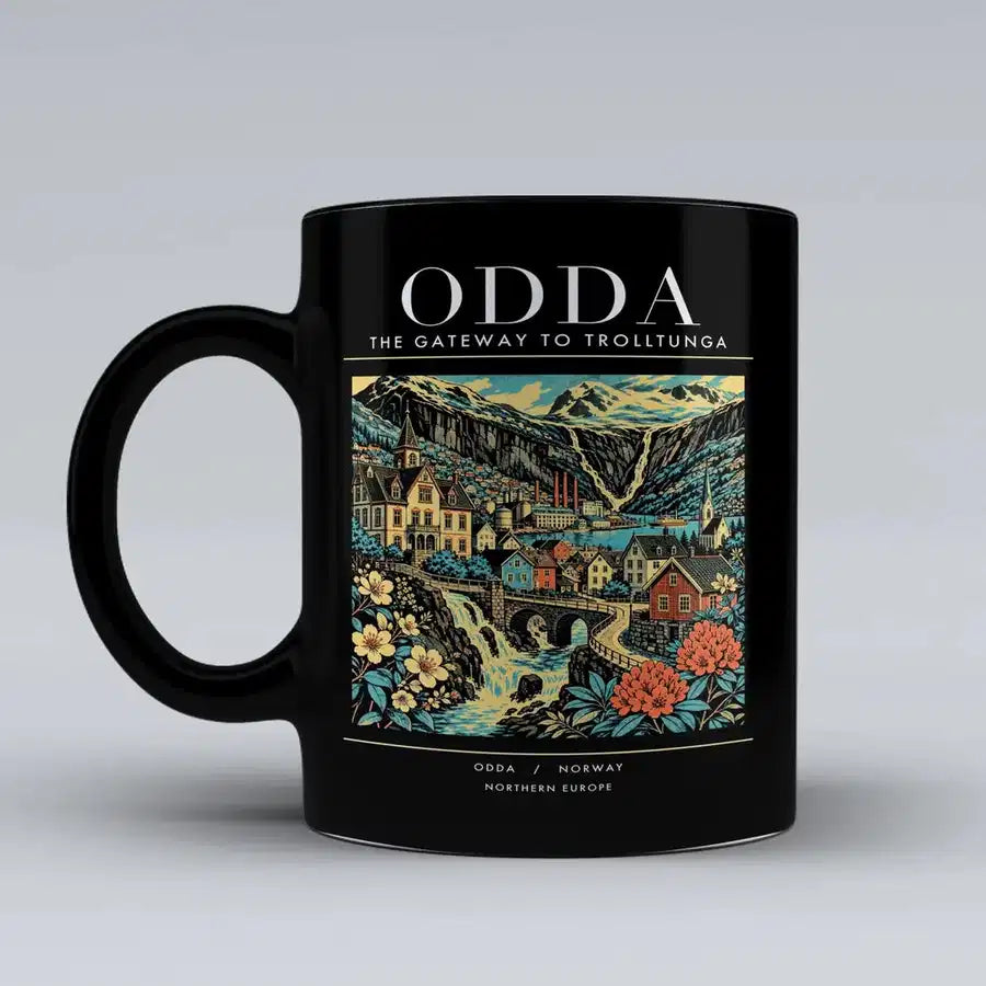 ODDA - Poster - Mug - Black