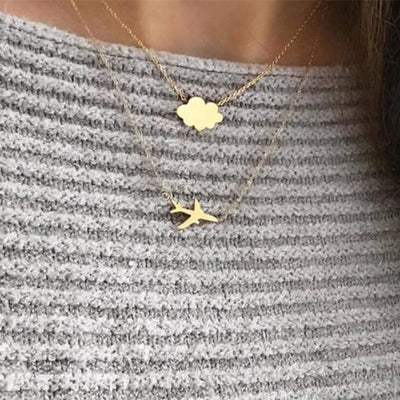 Airplane Shape Necklace