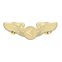Thumbnail for Air Astana aviation hollow pin in polished alloy.