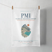 Thumbnail for Palma de Mallorca Airport (PMI) design on white towel