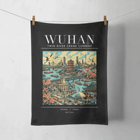 Thumbnail for WUHAN - Poster - Towel - Black