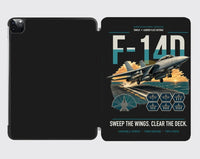 Thumbnail for F-14D Tomcat design on black ipad tablet case