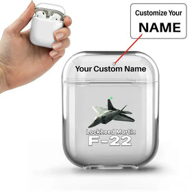 The Fighter Jet 22 Silhouette AirPods Cases