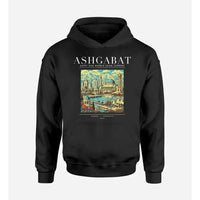 Thumbnail for ASHGABAT - Poster - Premium Hoodie - Black