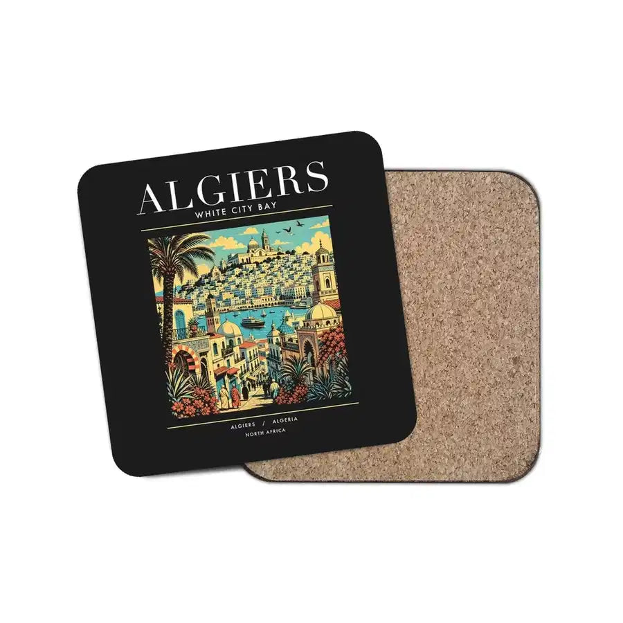 ALGIERS - Poster - Coaster - Black