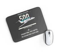 Thumbnail for Cessna Citation 500 - Citation I design on black rectangle mouse pad