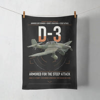 Thumbnail for Junkers Ju 87D-3 design on black towel