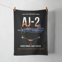 Thumbnail for AJ-2 Savage Tanker design on black towel