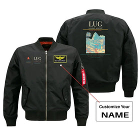 Lugano Airport (LUG) Bomber Jacket