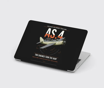 Fairey Gannet AS.4 design on black MacBook case
