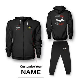 Let Your Dreams Take Flight Zipped Hoodies & Sweatpants Set