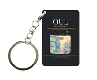Thumbnail for Oulu Airport (OUL) design on black key chain
