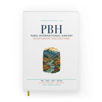 Thumbnail for Paro International Airport (PBH) design on white notebook