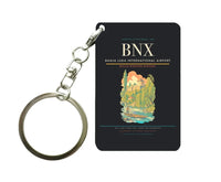 Thumbnail for Banja Luka International Airport (BNX) design on black key chain