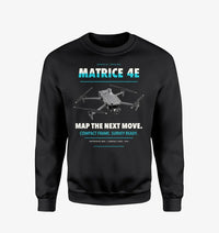Thumbnail for DJI Matrice 4E design on black sweatshirt
