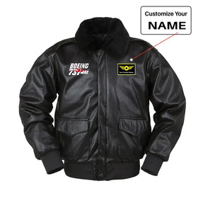 Amazing 737 Max Leather Bomber Jackets
