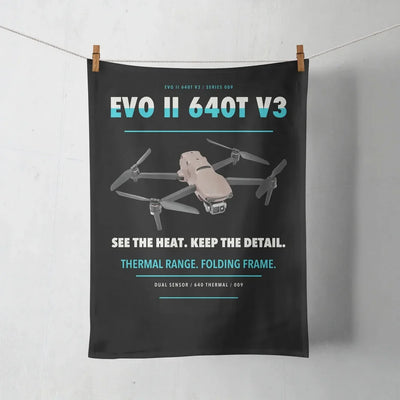 Autel EVO II Dual 640T V3 design on black towel