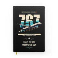 Thumbnail for Boeing 787-9 Dreamliner design on black notebook