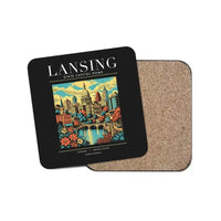 Thumbnail for LANSING - Poster - Coaster - Black