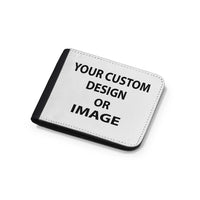 Thumbnail for Your Custom Photo & Printed aviation print wallet, leather.