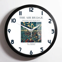 Thumbnail for VINTAGE G4099 - The Air Bridge - Designed Wall Clocks design on white framed