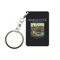 Thumbnail for MARQUETTE - Poster - Key Chain - Black