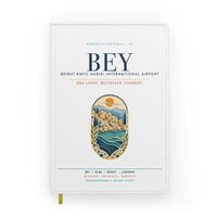 Thumbnail for Beirut Rafic Hariri International Airport (BEY) design on white notebook