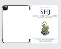 Thumbnail for Sharjah International Airport (SHJ) design on white ipad tablet case