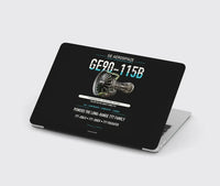 Thumbnail for GE90-115B design on black MacBook case