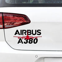 Thumbnail for Amazing Airbus A380 Car aviation design car sticker in weather-resistant vinyl.