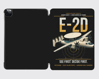 Thumbnail for E-2D Advanced Hawkeye design on black ipad tablet case