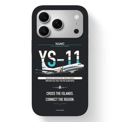 NAMC YS-11A Case design on black iphone case