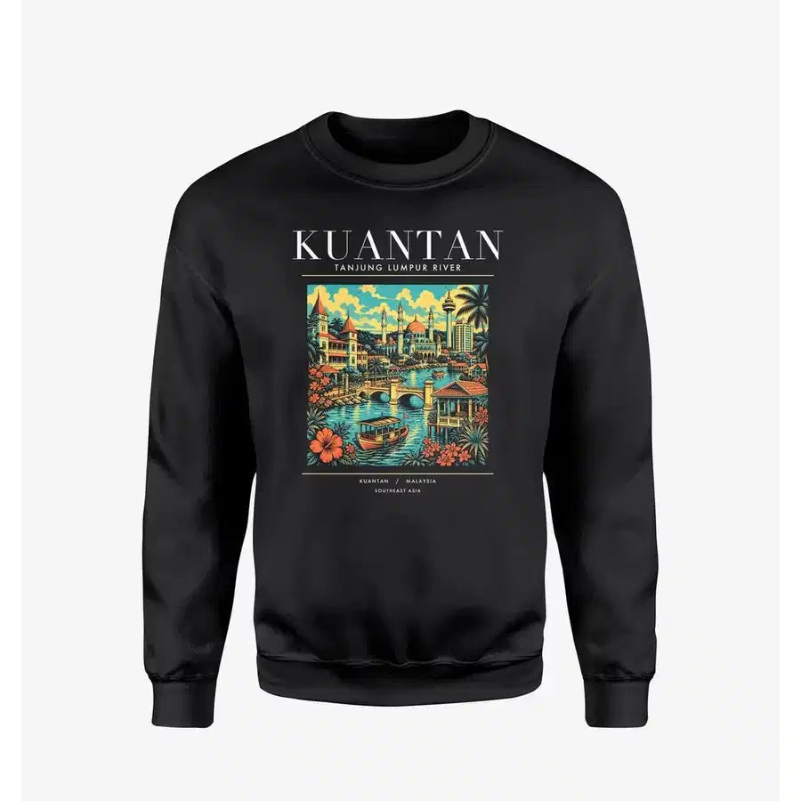 KUANTAN - Poster - Sweatshirt - Black