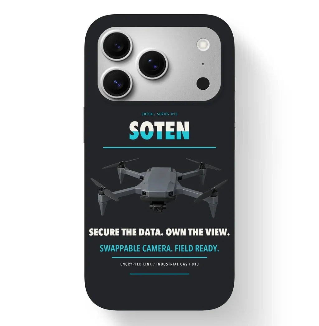 ACSL SOTEN Case design on black iphone case