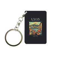 Thumbnail for LYON - Poster - Key Chain - Black