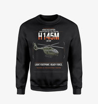 Thumbnail for Airbus Helicopters H145M LUH SOF design on black sweatshirt