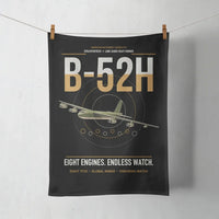 Thumbnail for B-52H Stratofortress design on black towel