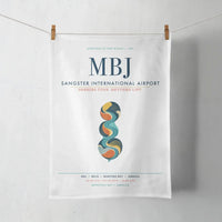 Thumbnail for Sangster International Airport (MBJ) design on white towel