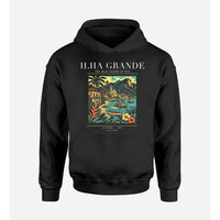 Thumbnail for ILHA GRANDE - Poster - Premium Hoodie - Black