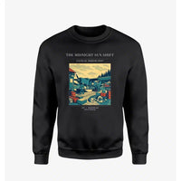 Thumbnail for VINTAGE G4284 - The Midnight Sun Shift - Designed Sweatshirts design on black