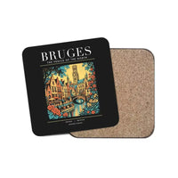Thumbnail for BRUGES - Poster - Coaster - Black