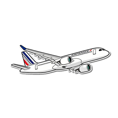 Air France Airbus A320 aviation design airplane sticker in weather-resistant vinyl.