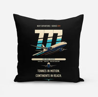 Thumbnail for Boeing 777F design on black pillow