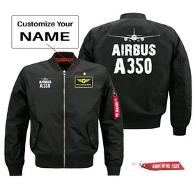 Airbus A350 Silhouette & Pilot Jackets (Customizable)