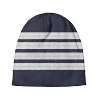 Thumbnail for Pilot Epaulettes (Silver) 4 Lines aviation embroidery on soft knit fabric 3D knit beanie.