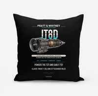 Thumbnail for JT8D design on black pillow