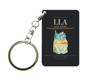 Thumbnail for Luleå Airport (LLA) design on black key chain